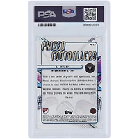 Lionel Messi Inter Miami CF Autographed 2023 Topps Finest MLS Prized Footballers #PF-17 PSA Authenticated 9/10 Card