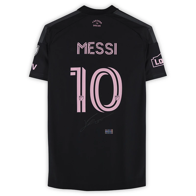 Lionel Messi Inter Miami CF Autographed Black Adidas 2026 Away Authentic Jersey