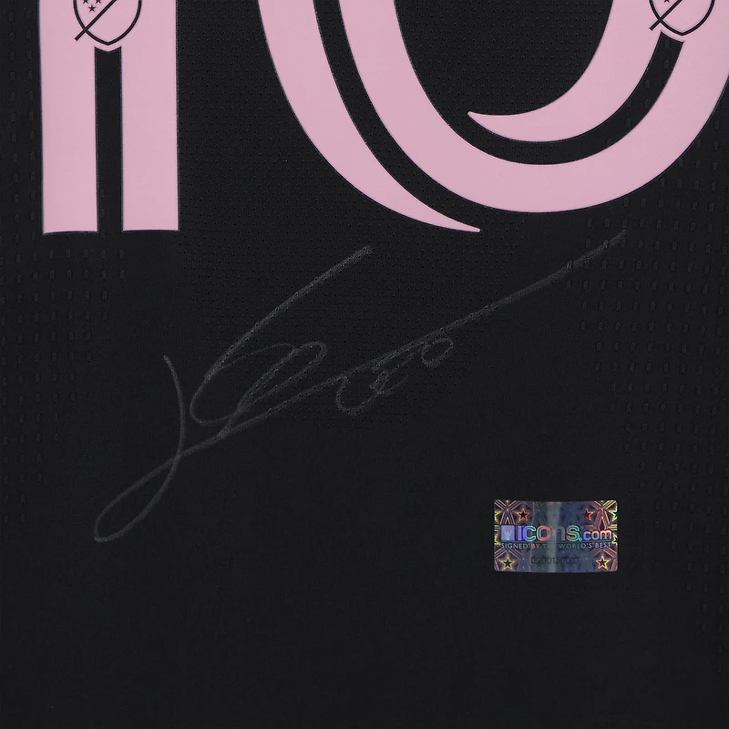Lionel Messi Inter Miami CF Autographed Black Adidas 2026 Away Authentic Jersey
