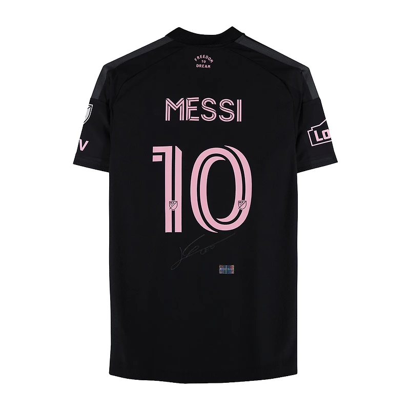 Lionel Messi Inter Miami CF Autographed Black Adidas 2026 Away Authentic Jersey