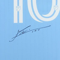 Maillot adidas bleu dédicacé Lionel Messi Inter Miami CF 2025