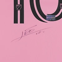 Maillot adidas Euforia rose dédicacé par Lionel Messi de l'Inter Miami CF 2025