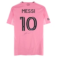 Lionel Messi Inter Miami CF Autographed Pink adidas 2025 Euforia Jersey