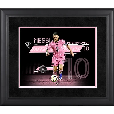 Lionel Messi Inter Miami CF Framed 11" x 14" Collage