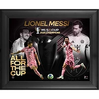 Lionel Messi Inter Miami CF Framed 13" x 16" 2025 MLS Cup Champions Collage