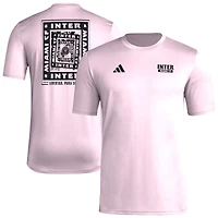 Men's adidas Light Pink Inter Miami CF Local Wrap T-Shirt
