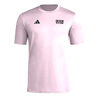T-shirt cache-cœur adidas rose clair Inter Miami CF Local pour homme