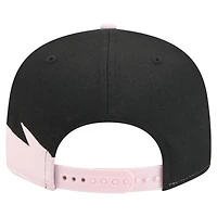 Casquette Snapback 9FIFTY Inter Miami CF Jagged noire/rose clair pour homme New Era