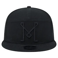 Casquette Snapback 9FIFTY en toile noire New Era Inter Miami CF pour homme