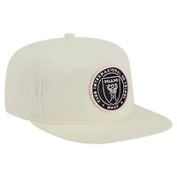 Men's New Era  Cream Inter Miami CF 2025 Kickoff Snapback Golfer Hat