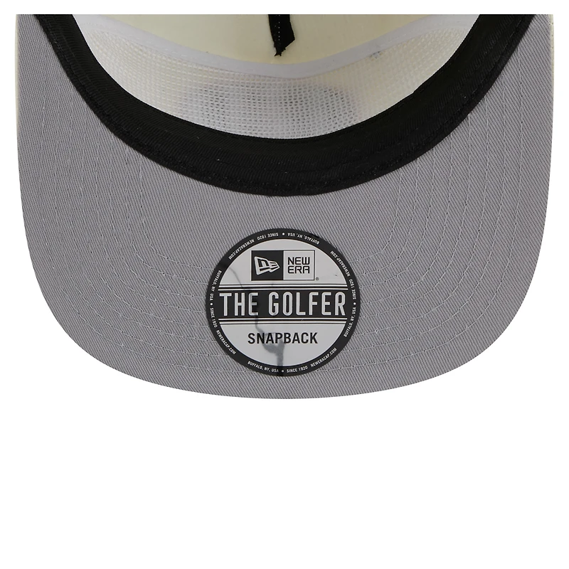 Casquette de golf Snapback Inter Miami CF 2025 Kickoff de New Era pour homme, couleur crème