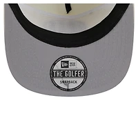 Casquette de golf Snapback Inter Miami CF 2025 Kickoff de New Era pour homme, couleur crème