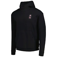 Sweat à capuche adidas noir Inter Miami CF 2023 Player Travel pour homme