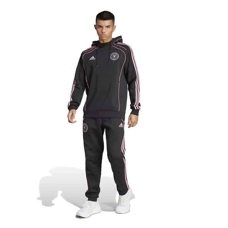 Men's adidas Black Inter Miami CF 2025 Travel Pullover Hoodie