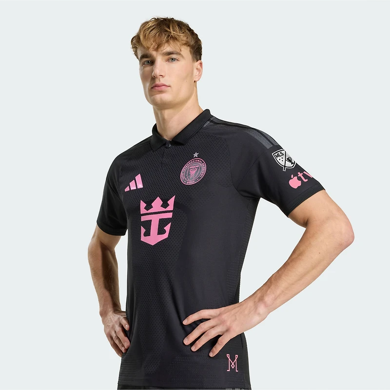 Maillot authentique adidas Inter Miami CF 2026 Presagio noir pour homme