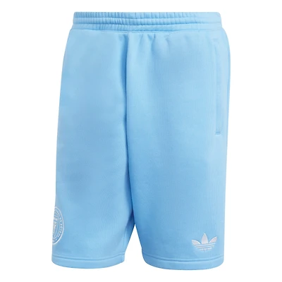 Short adidas bleu Inter Miami CF 2025 Archive Collection Essential pour homme