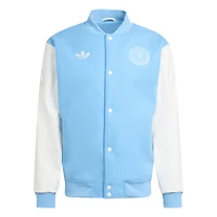 Veste universitaire adidas bleue Inter Miami CF 2025 Archive Collection pour homme