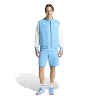 Men's adidas  Blue Inter Miami CF 2025 Archive Collection Full-Snap Varsity Jacket