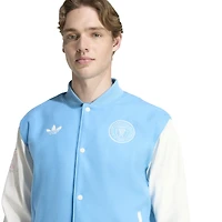 Veste universitaire adidas bleue Inter Miami CF 2025 Archive Collection pour homme