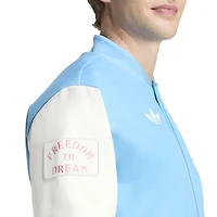 Men's adidas  Blue Inter Miami CF 2025 Archive Collection Full-Snap Varsity Jacket