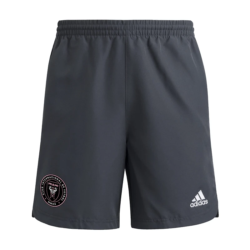 Short de voyage adidas gris Inter Miami CF 2025 pour homme