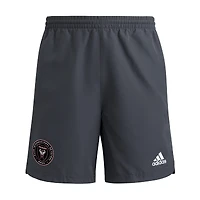 Short de voyage adidas gris Inter Miami CF 2025 pour homme