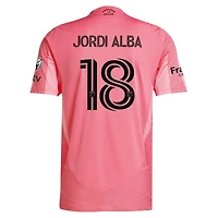Maillot authentique adidas Jordi Alba rose Inter Miami CF Champions de la Coupe MLS 2025