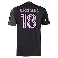 Men's adidas Jordi Alba Ramos Black Inter Miami CF 2025 The Fortitude Kit Authentic Player Jersey