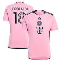 Maillot de joueur adidas Jordi Alba Ramos Inter Miami CF 2024 2getherness Replica rose pour homme