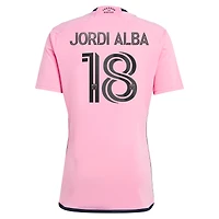 Maillot de joueur adidas Jordi Alba Ramos Inter Miami CF 2024 2getherness Replica rose pour homme