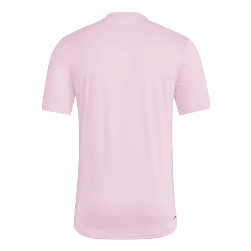 T-shirt adidas rose clair pour homme, pré-match de la Coupe du monde des clubs Inter Miami CF 2025