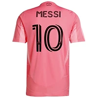 Maillot réplique du joueur adidas Lionel Messi rose clair Inter Miami CF 2025 Euforia pour homme