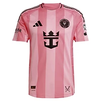 Maillot authentique adidas Lionel Messi rose Inter Miami CF Champions de la Coupe MLS 2025 Euforia pour homme