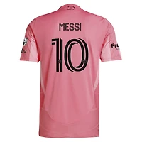 Maillot authentique adidas Lionel Messi rose Inter Miami CF Champions de la Coupe MLS 2025 Euforia pour homme