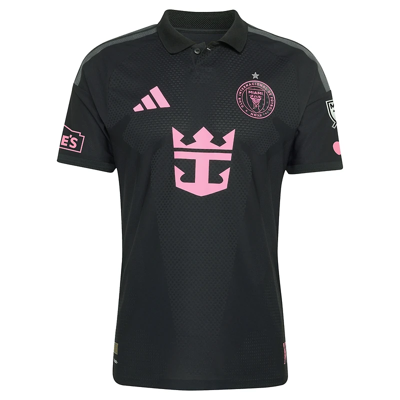 Men's adidas Luis Suárez Black Inter Miami CF 2026 Presagio On-Field Authentic Patch Jersey