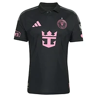 Men's adidas Luis Suárez Black Inter Miami CF 2026 Presagio On-Field Authentic Patch Jersey