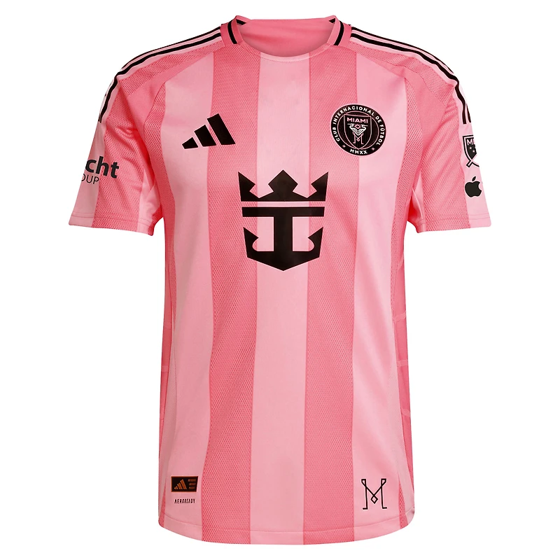 Maillot de joueur authentique adidas Luis Suárez Inter Miami CF 2025 Euforia rose clair pour homme