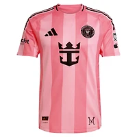 Men's adidas Luis Suárez Pink Inter Miami CF 2025 MLS Cup Champions Euforia On Field Authentic Jersey