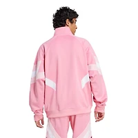 Men's adidas Originals  Light Pink Inter Miami CF Culturewear Collection Half-Zip Top