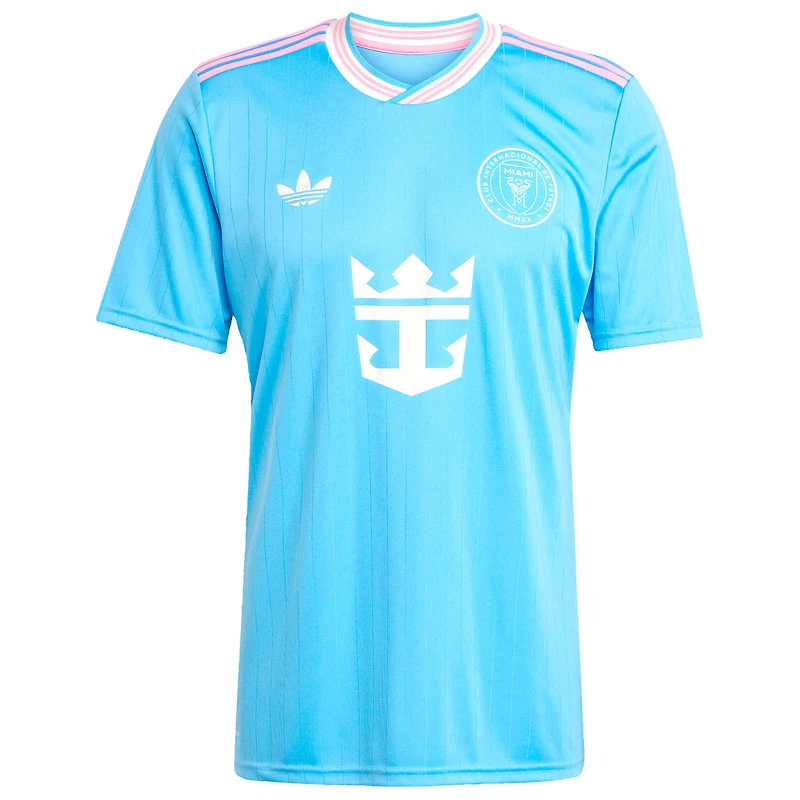 Maillot réplique troisième joueur Inter Miami CF 2025 bleu adidas Originals Rodrigo De Paul pour homme