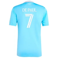 Maillot réplique troisième joueur Inter Miami CF 2025 bleu adidas Originals Rodrigo De Paul pour homme