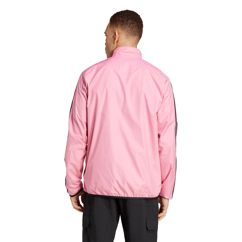 Men's adidas Pink/Black Inter Miami CF 2025 Anthem Reversible Full-Zip Jacket