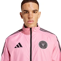 Men's adidas Pink/Black Inter Miami CF 2025 Anthem Reversible Full-Zip Jacket