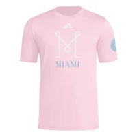 T-shirt adidas rose pour homme, collection Archives Inter Miami CF 2025