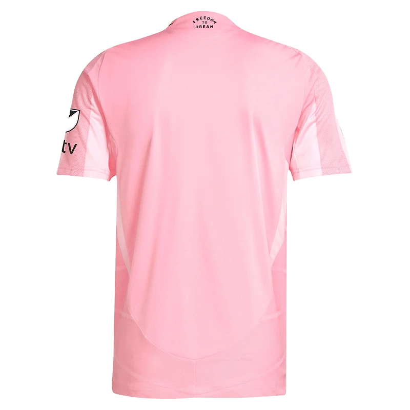 Maillot authentique adidas Inter Miami CF 2025 Euforia rose pour homme