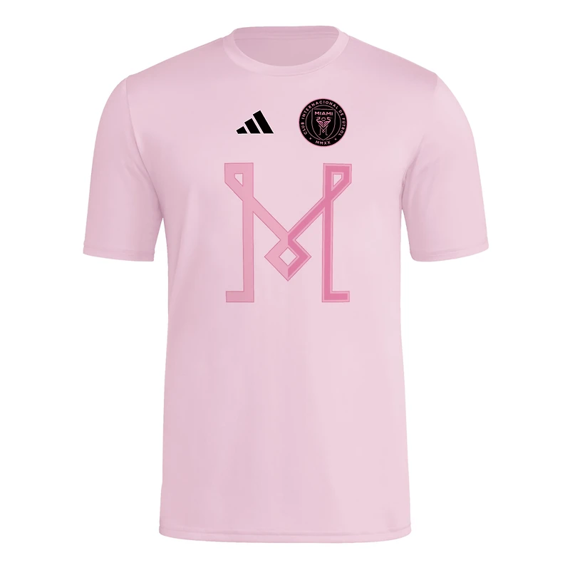 Men's adidas Pink Inter Miami CF 2025 Jersey Hook AEROREADY T-Shirt
