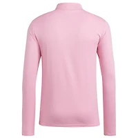 Men's adidas Pink Inter Miami CF 2025 Quarter-Zip Long Sleeve Training Top