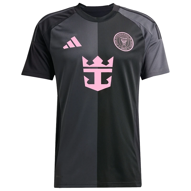 Maillot réplique du joueur adidas Rodrigo De Paul Inter Miami CF 2025 The Fortitude Kit pour homme, noir