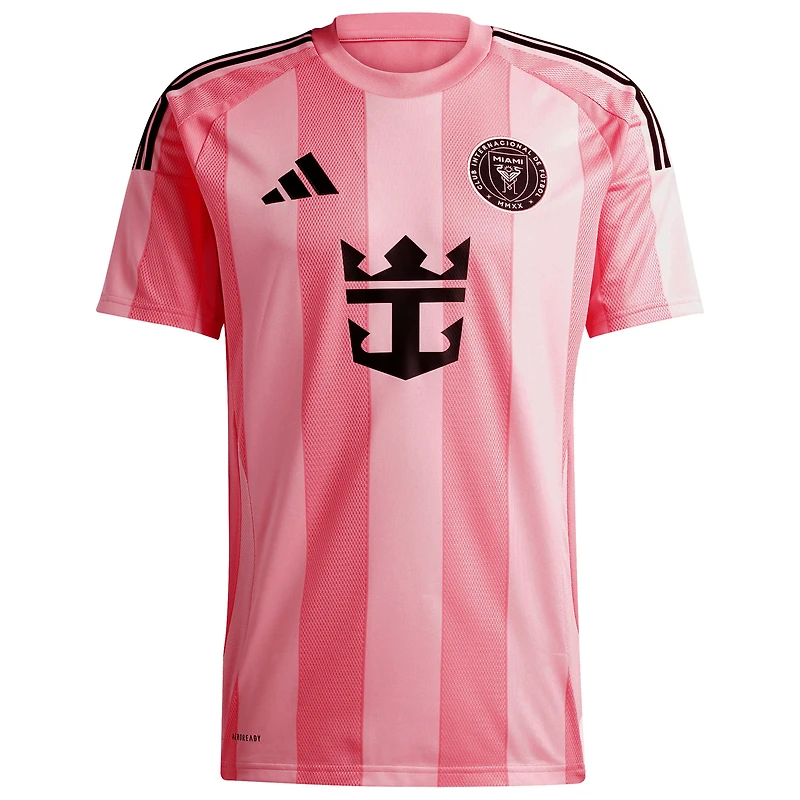 Maillot De joueur adidas Rodrigo Paul rose clair Inter Miami CF 2025 Euforia Replica pour homme