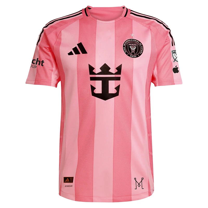 Maillot authentique adidas Rodrigo de Paul rose Inter Miami CF Champions la Coupe MLS 2025